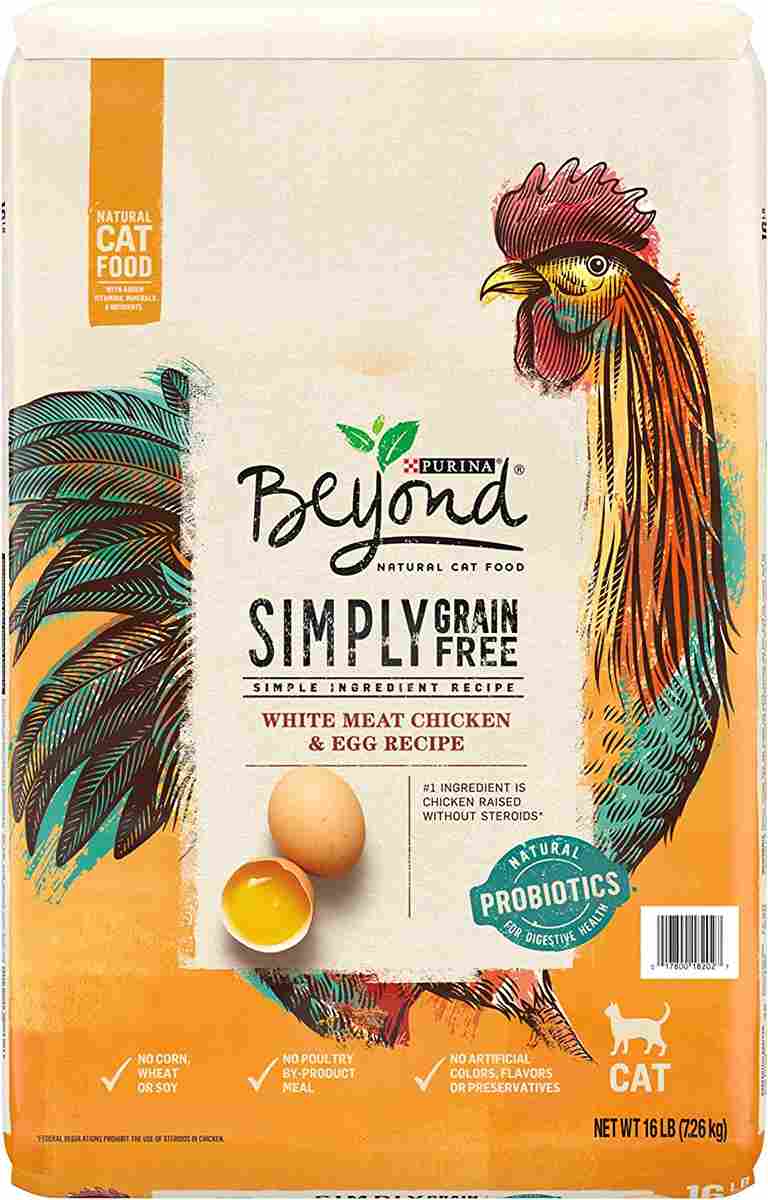 Purina Beyond Grain Free, Natural Dry Cat Food, Grain Free White Meat Chicken & Egg Recipe - 16 Lb. Bag