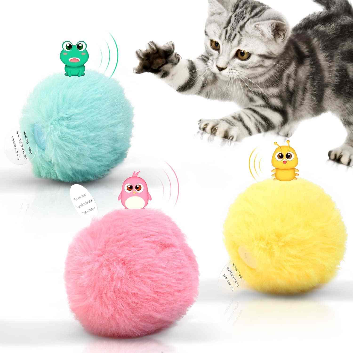 Potaroma Chirping Cat Toy Balls