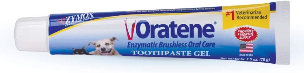 Pet King Brands Oratene Brushless Toothpaste Gel for Dogs and Cats, 2.5oz