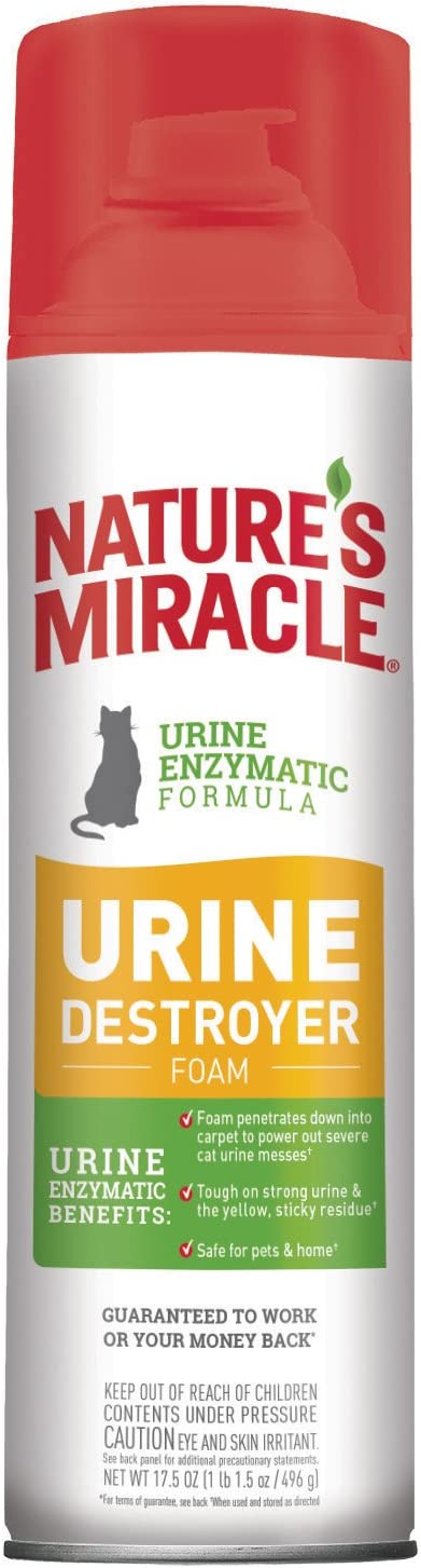 Nature's Miracle Cat & Dog Urine Destroyer Foam Aerosol Sprays