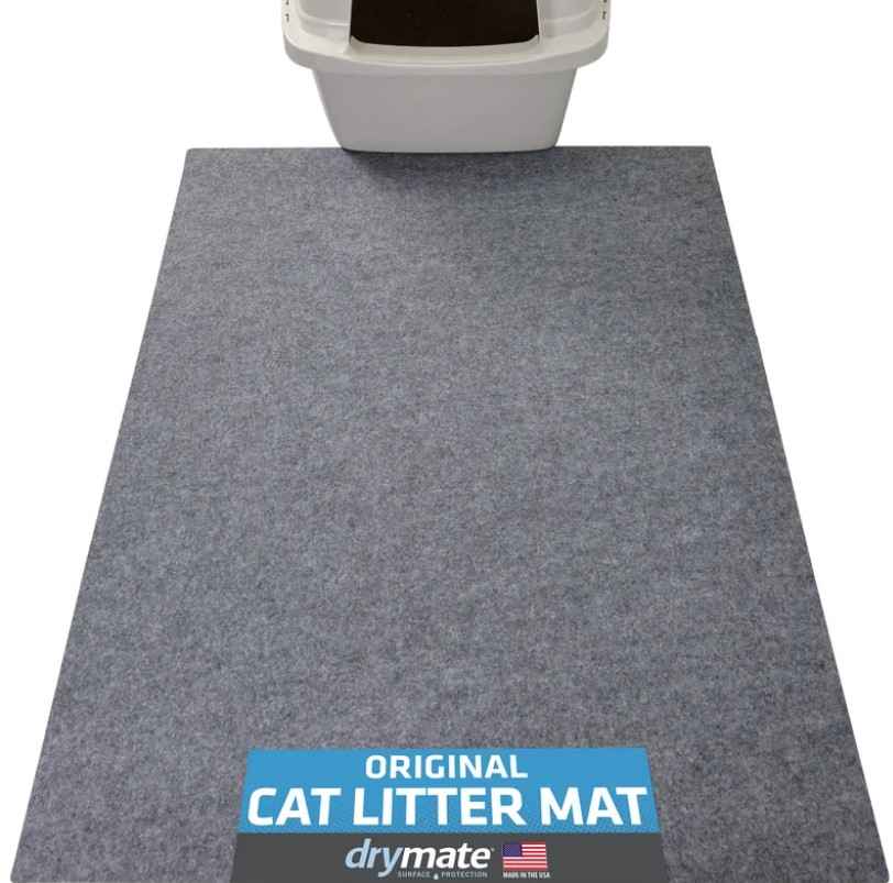 XL Cat Litter Mat for Litter Box, Reduces Litter Tracking - Absorbent, Waterproof, Machine Washable