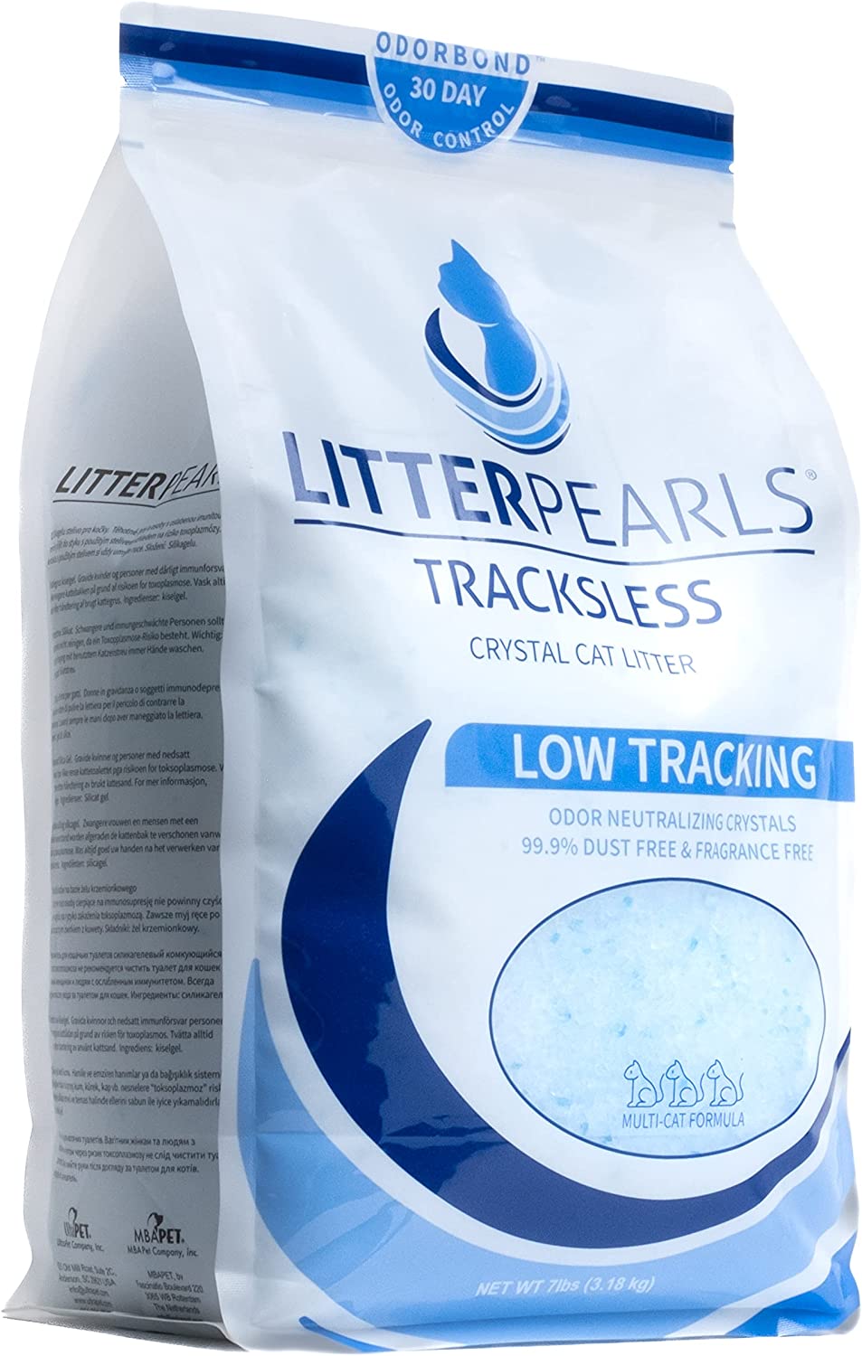 Litter Pearls Tracksless Unscented Non-Clumping Crystal Cat Litter
