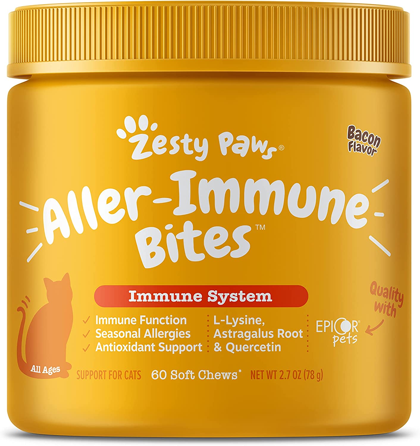 Zesty Paws Cat Aller-Immune Bites