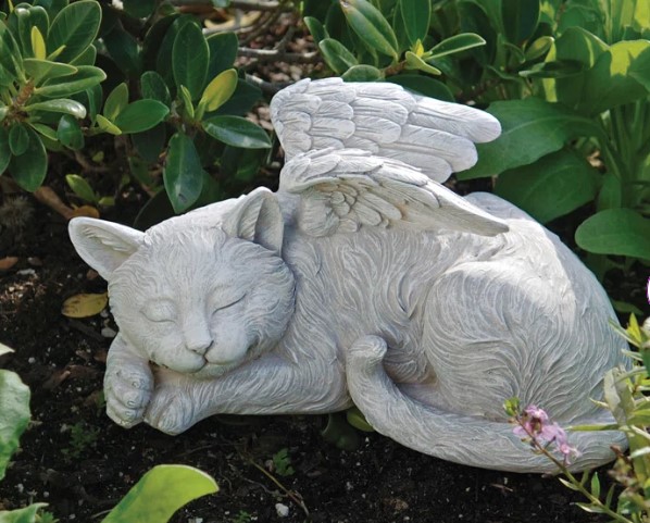 Cat Pet Memorials Angel Statue