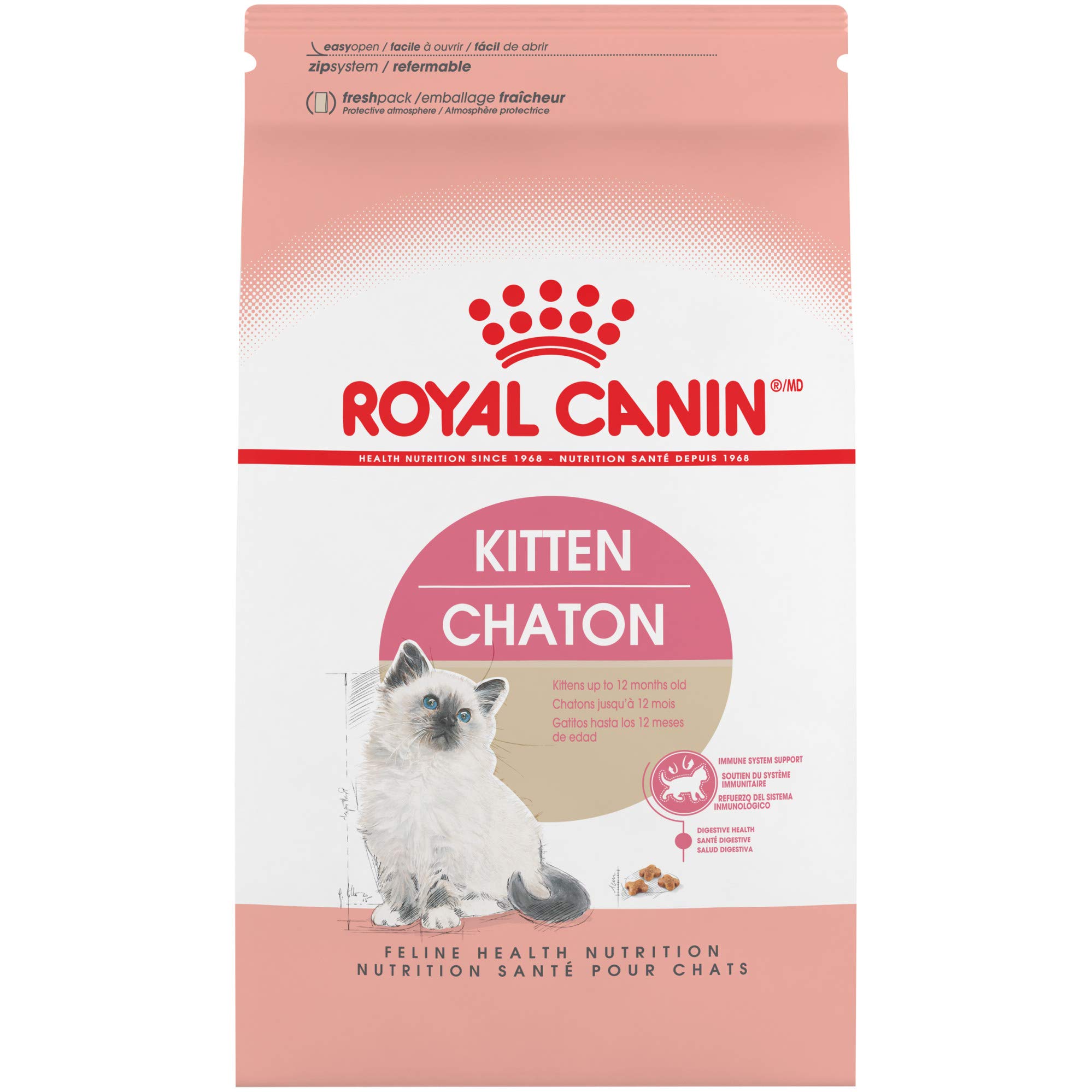Royal Canin Feline Health Nutrition Dry Food for Young Kittens, 7 lb bag