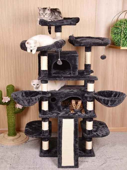 Lima Pet Heavy Duty 68 Inch Multi-Level Cat Tree