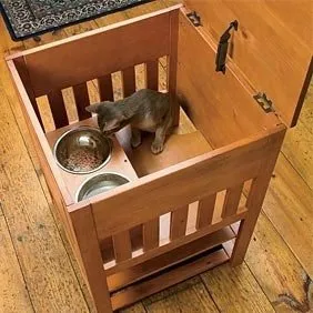 Dog proof sale cat feeding station