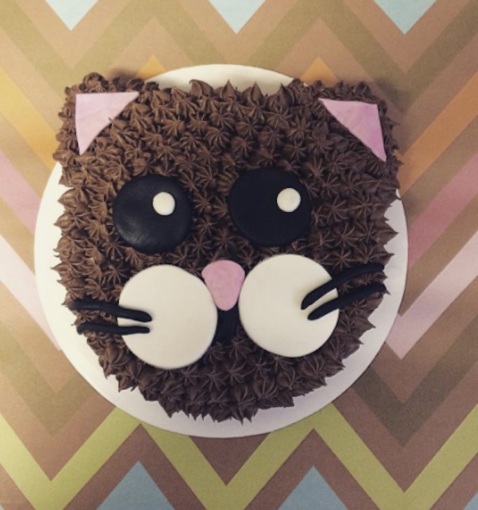 Cat theme cake for A 1st birthday❤🎂💫 | Instagram