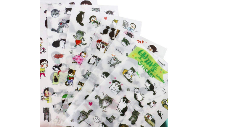 Kawaii cat stickers