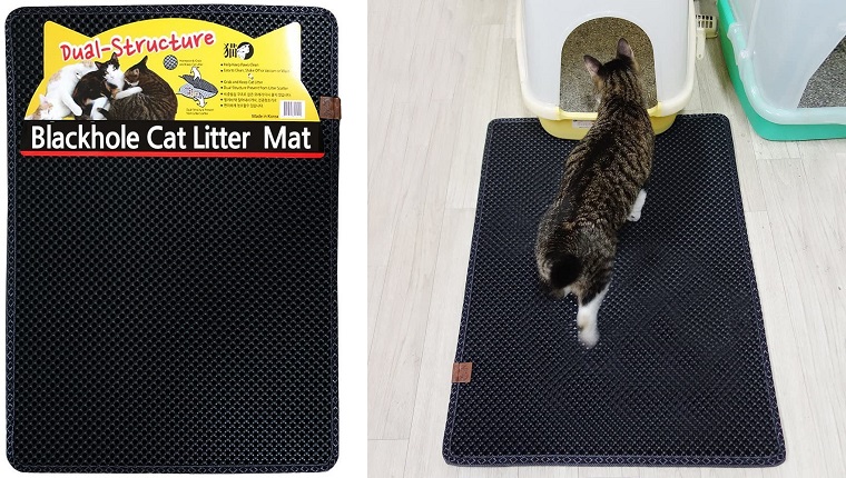 cat litter mat