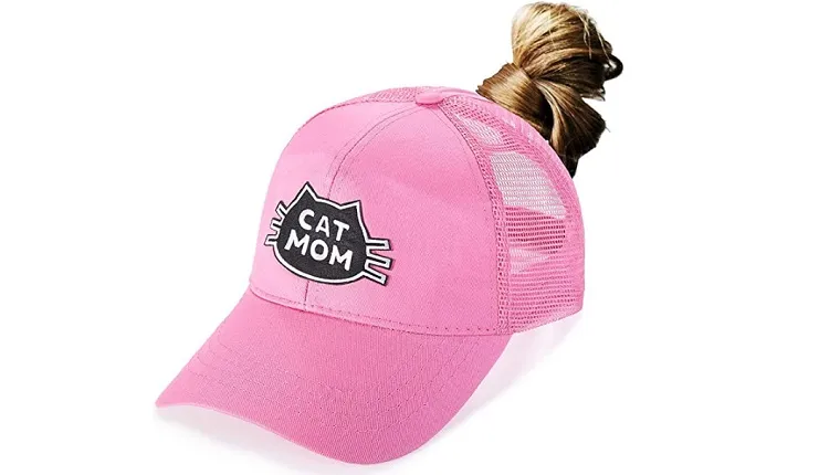 cat mom High Ponytail Hat