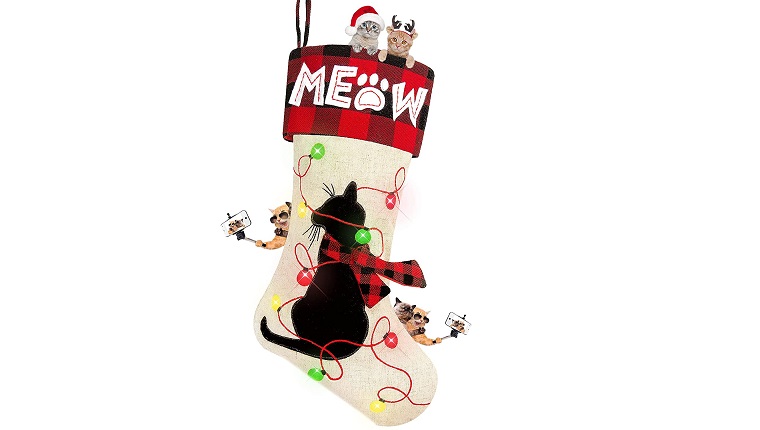 cat christmas Stocking