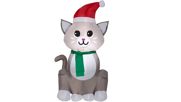 inflatable christmas cat