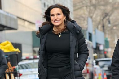 Mariska Hargitay in New York. The actor recently named her cat Karma after the hit Taylor Swift song.