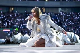 Taylor Swift performs at Scottish Gas Murrayfield Stadium on June 07, 2024 in Edinburgh, Scotland. Tortured Poets Department outfit/costume for Taylor Swift Eras Tour.