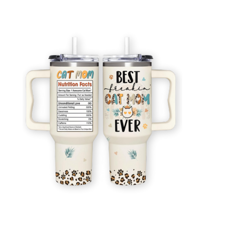 365FURY 40oz Tumbler With Handle & Straw