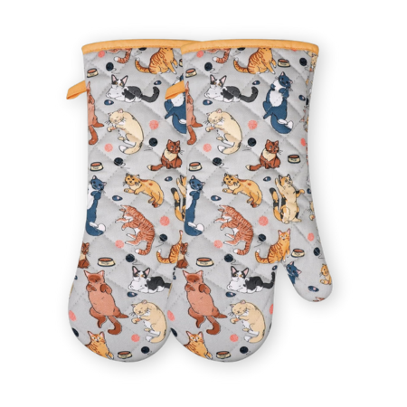 RED LMLDETA Oven Mitts