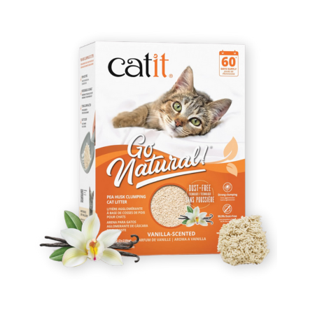 Catit - Go Natural Pea Husk Clumping Cat Litter Catit Go Natural Pea Husk Clumping Cat Litter