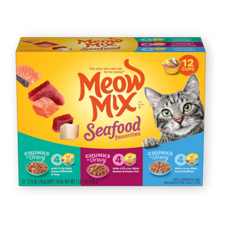 Meow Mix Seafood Favorites